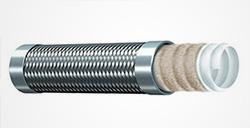 JENIS TCGS-Stainless Steel Braid Cover Tabung PTFE yang berbelit-belit (diperkuat serat kaca)