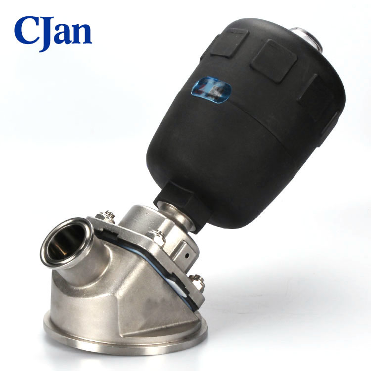 Sanitary Stainless Steel Pneumatic Tank Bottom Diafragma Katup