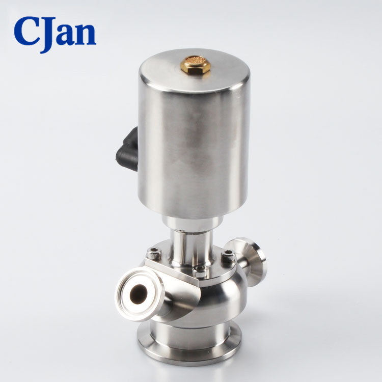Katup Sampel Sinilai Stainless Steel Pneumatic
